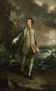 Sir Joshua Reynolds Captain the Honourable Augustus Keppel, oil